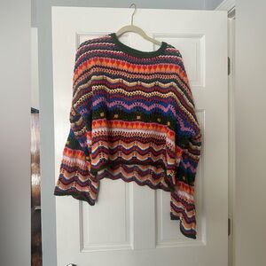 Boho knit sweater